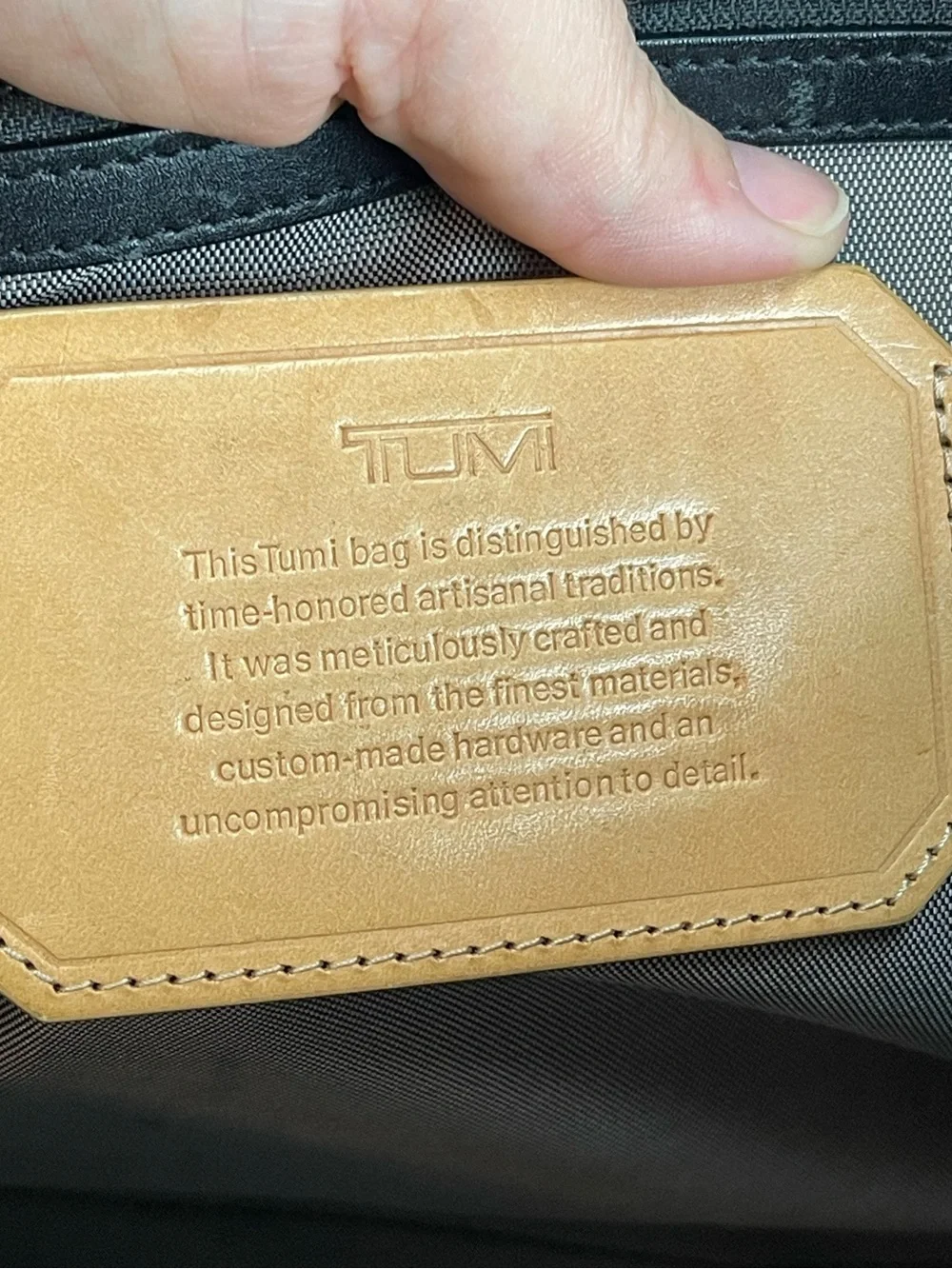 Tumi briefcase cfx